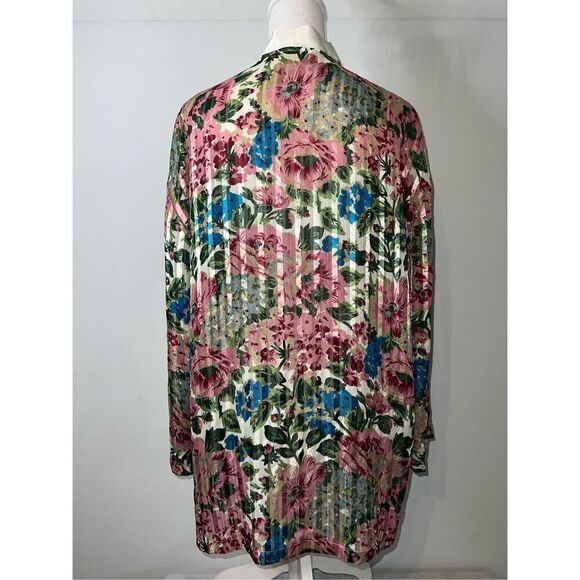 Vintage Gold Label Victorias Secret Pajama Top Robe LARGE - Picture 4 of 8